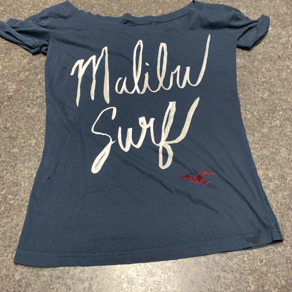Holister Blue Malibu Surf Shirt Small